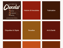 Tablet Screenshot of histoire-du-chocolat-basque.fr